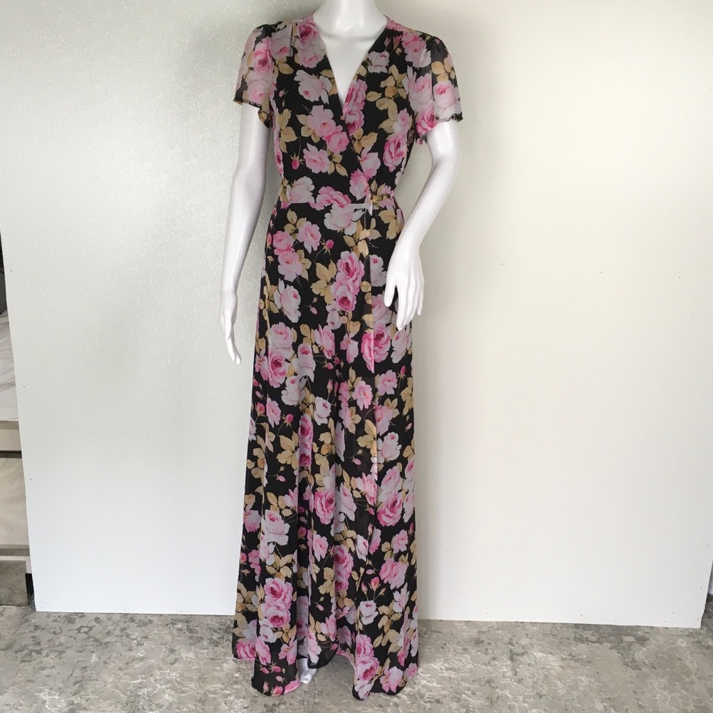 NWT Yumi Kim Women's Maxi Stamped Dress Multicolor Sz M